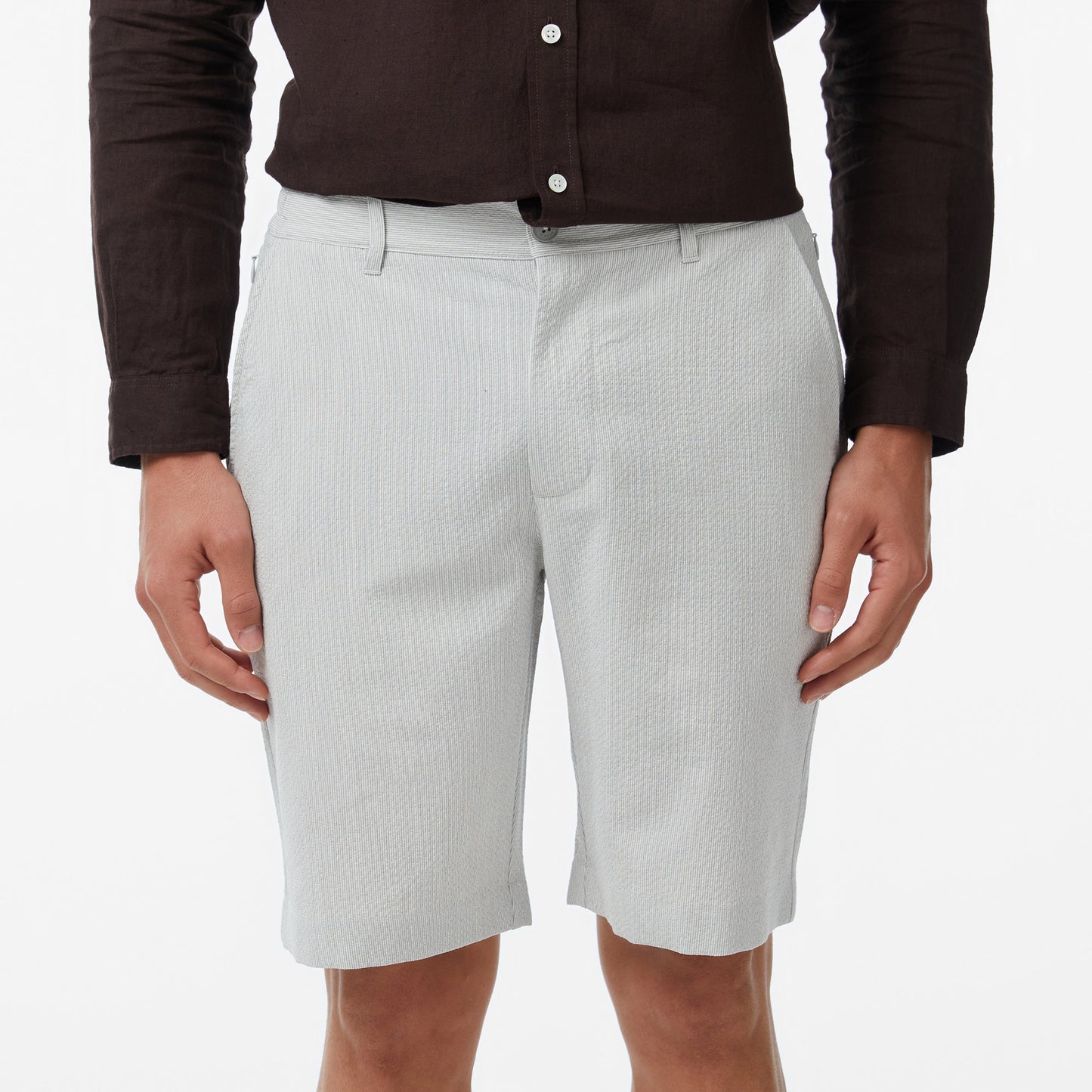 Lacoste Tapered Fit Erkek Gri Şort