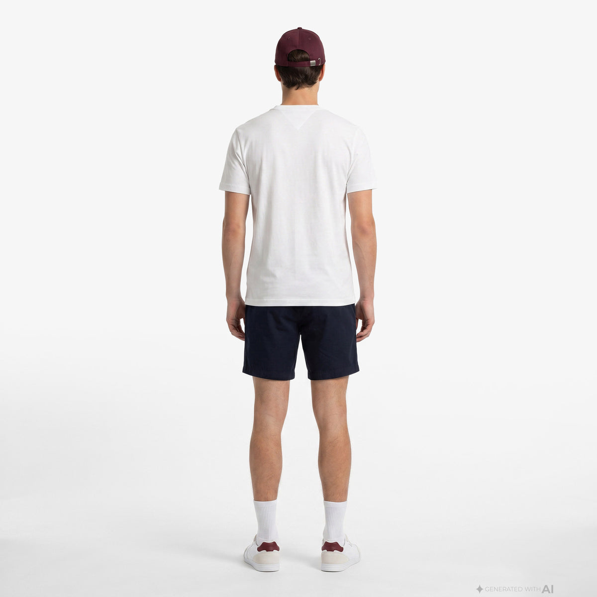 Tommy Hilfiger Brand Love Erkek Beyaz T-shirt