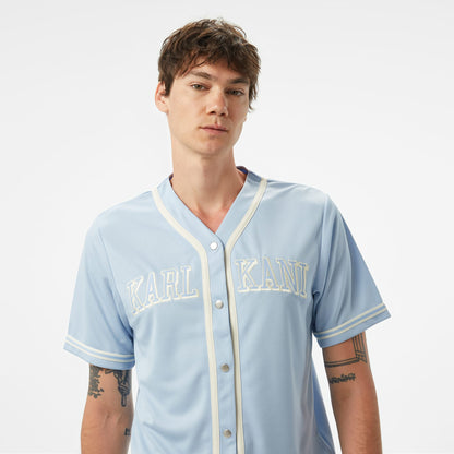 Karl Kani Baseball Erkek Mavi Gömlek