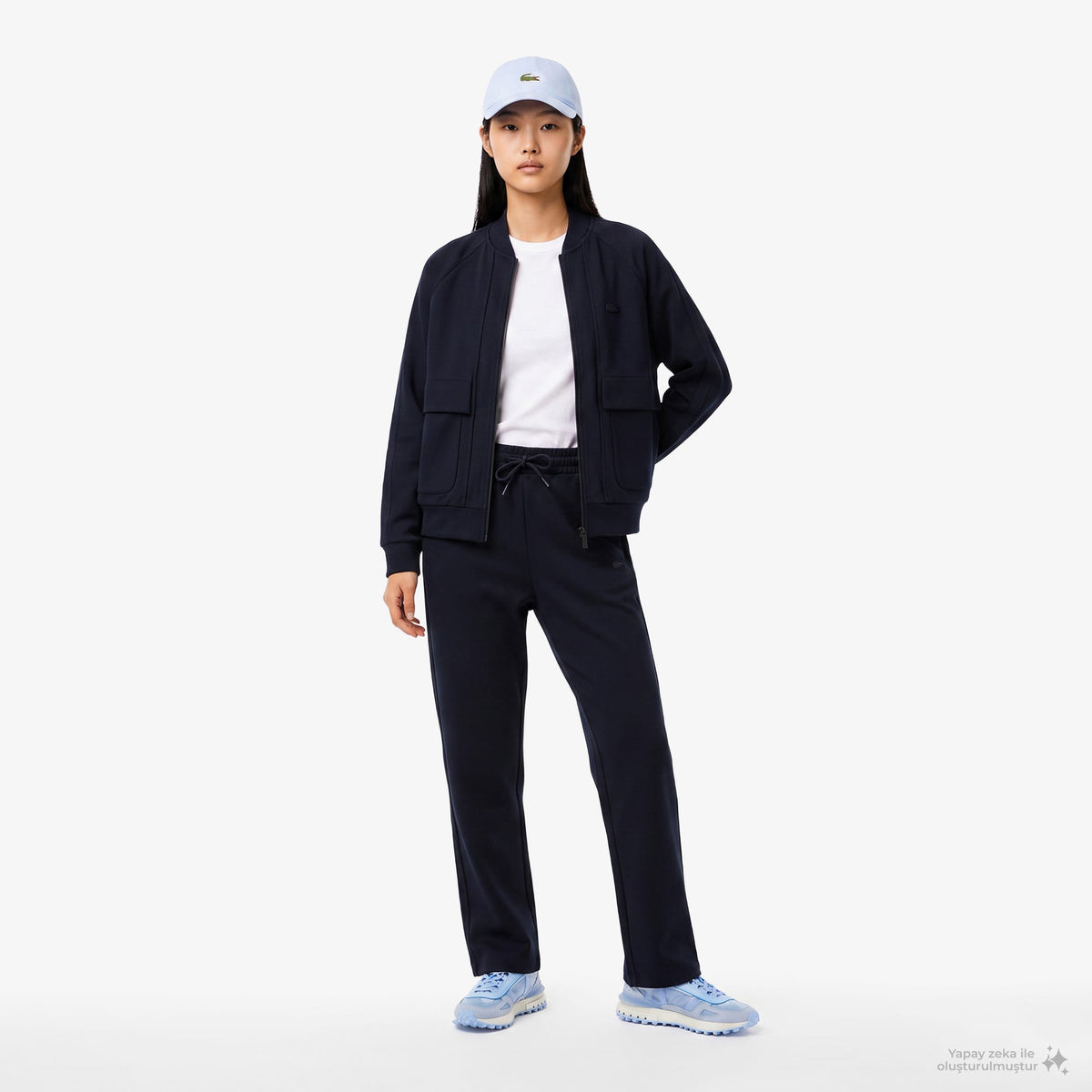 Lacoste Regular Fit Kadın Lacivert Eşofman Altı