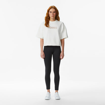 Lacoste Kadın Slim Fit Siyah Tayt
