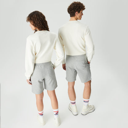 Converse Go-to Embroidered Star Chevron Fleece Unisex Gri Şort
