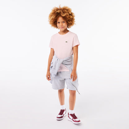 Lacoste Çocuk Bisiklet Yaka Açık Pembe T-shirt