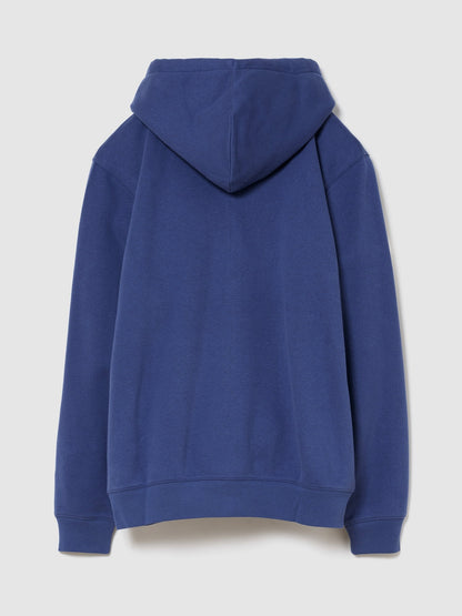 Koyu Mavi Vintagesoft Arch Logo Tam Fermuarlı Sweatshirt