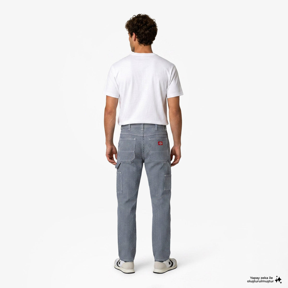 Dickies Hickory Loose Straight Carpenter Erkek Mavi Pantolon