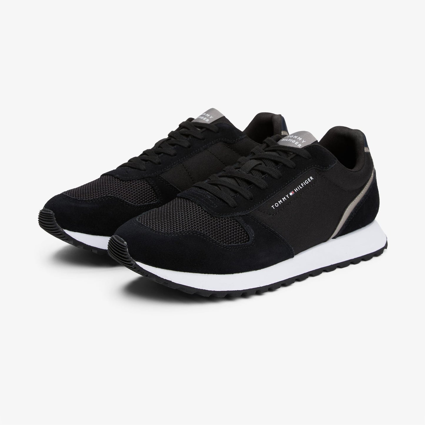 Tommy Hilfiger Suede Erkek Siyah Spor Ayakkabı