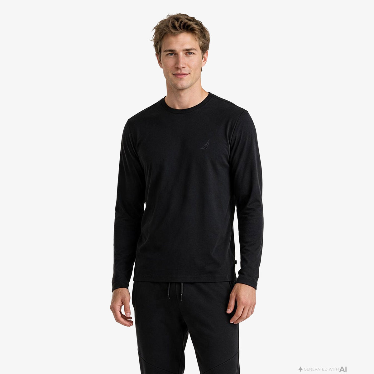 Nautica Regular Fit Erkek Siyah T-shirt