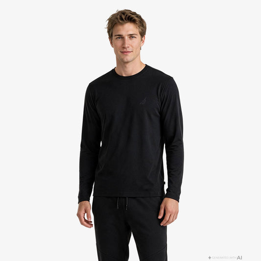 Nautica Regular Fit Erkek Siyah T-shirt