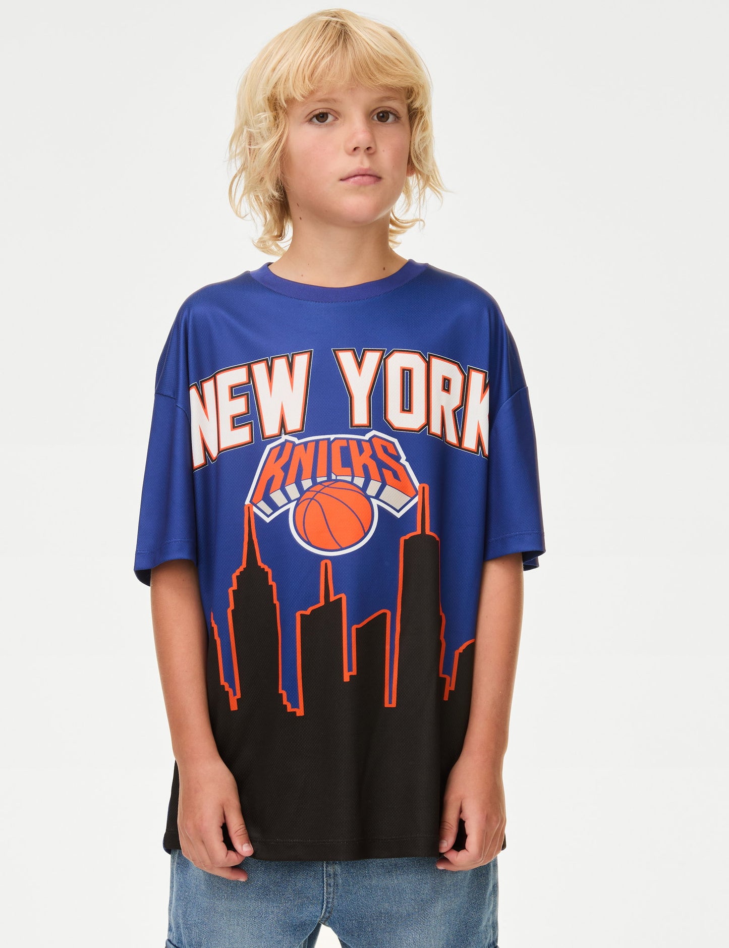 Nba Temalı New York Knicks T-shirt