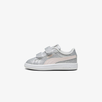 Puma Smash 3.0 Glit Glam V Bebek Gri Spor Ayakkabı