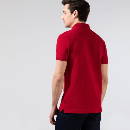 Nautica Erkek Kırmızı Slim Fit Kısa Kollu Polo Yaka T-shirt