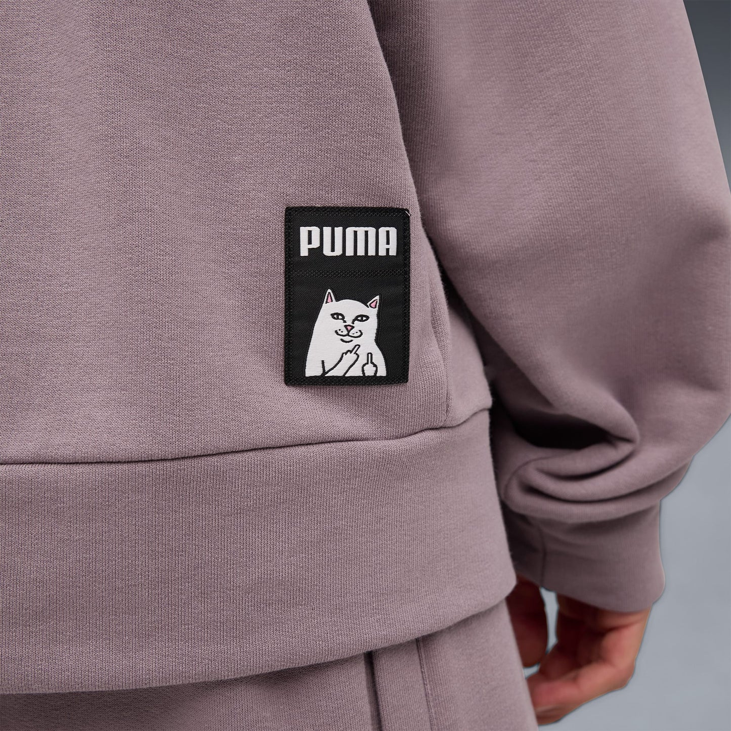 Puma X Ripndip Boxy Erkek Mor Sweatshirt