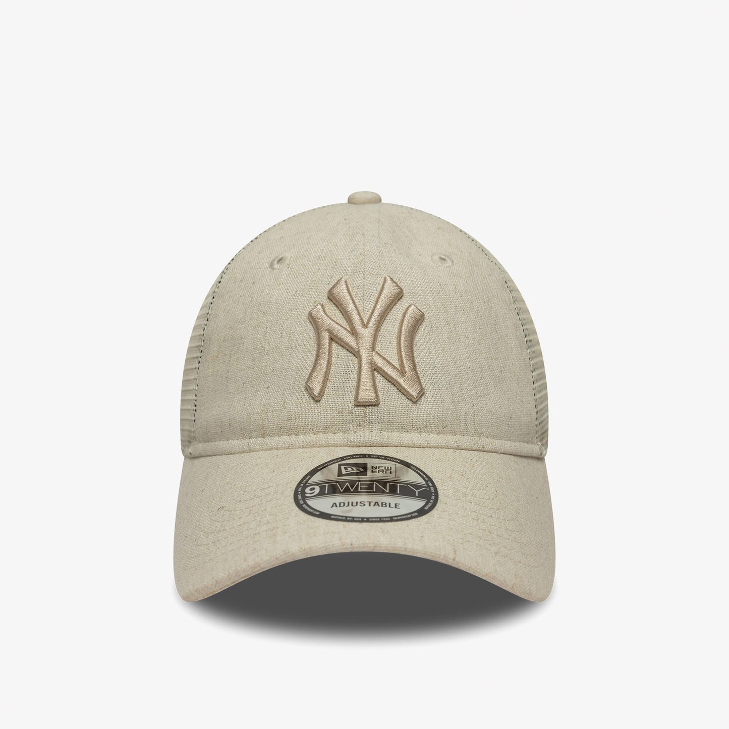 New Era Mlb Linen New York Yankees Unisex Bej Şapka