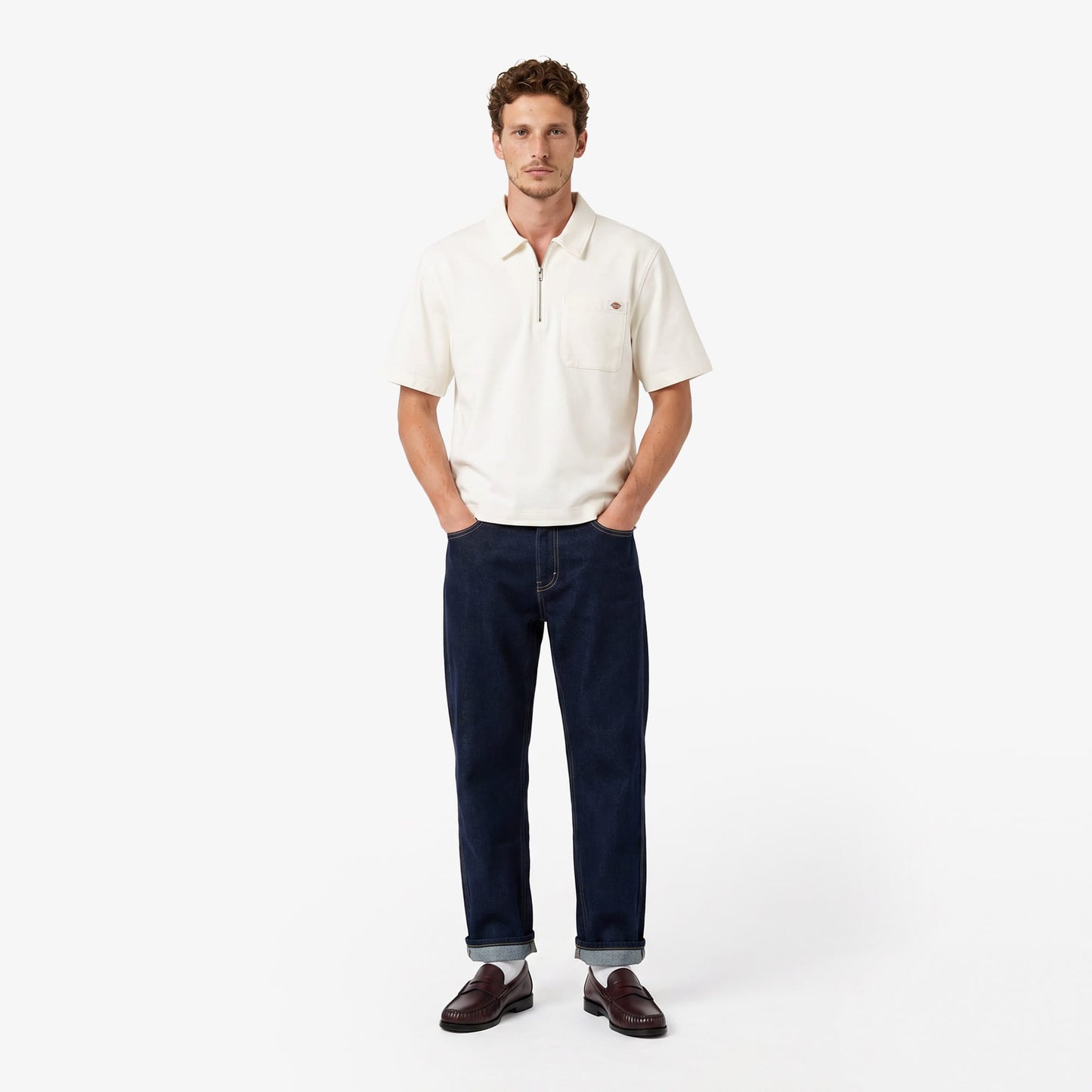 Dickies 958 Baggy Tapered Work Erkek Mavi Pantolon