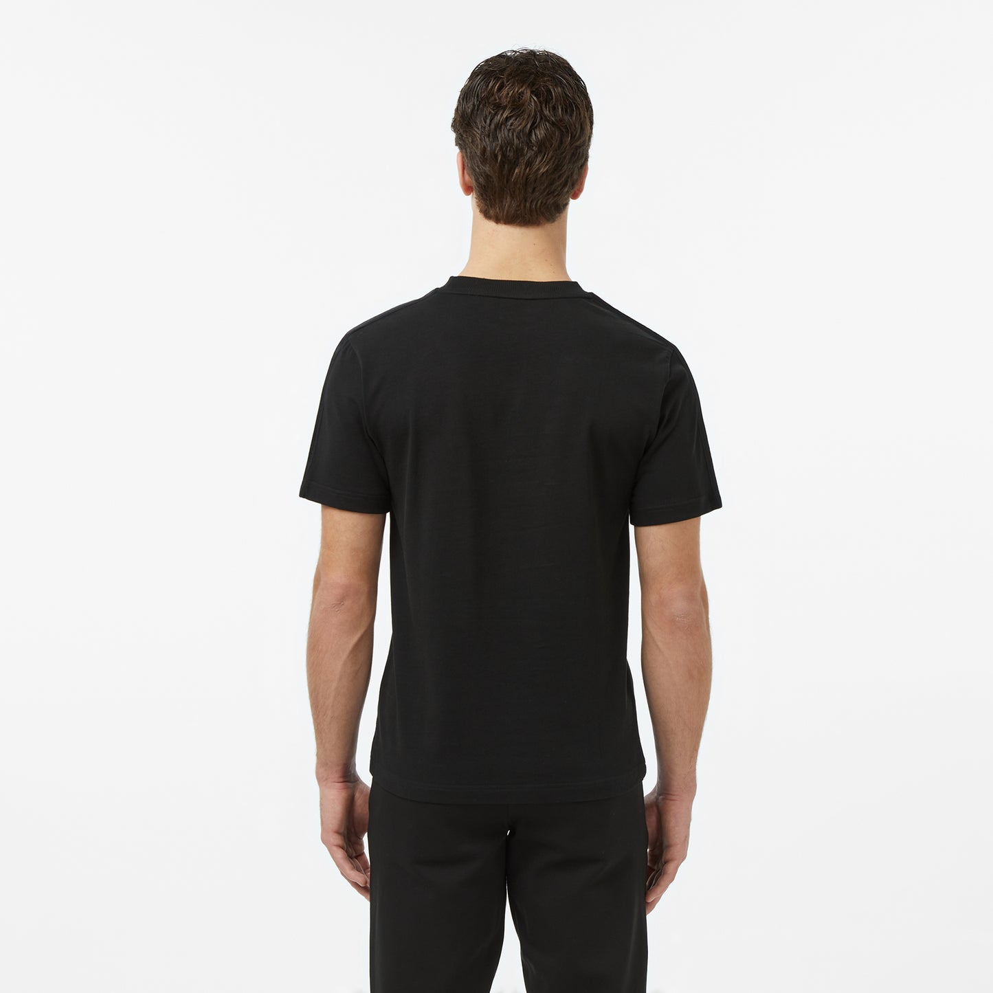 Lacoste Erkek Regular Fit Bisiklet Yaka Siyah T-shirt