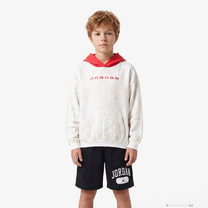 Jordan Jdb Mj Brooklyn Çocuk Krem Sweatshirt