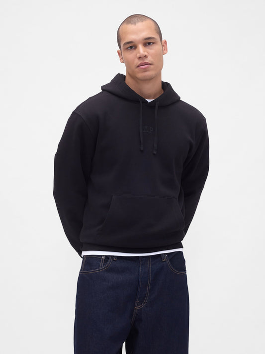 Siyah Relaxed Gap Mini-logo Sweatshirt