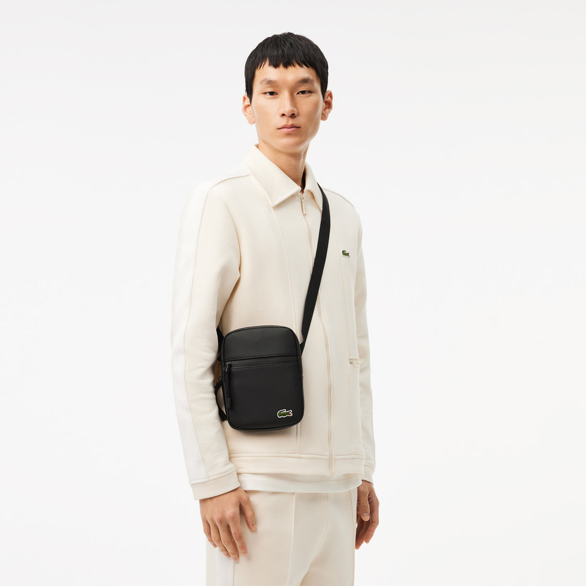 Lacoste Lcst Erkek Siyah Postacı Çantası