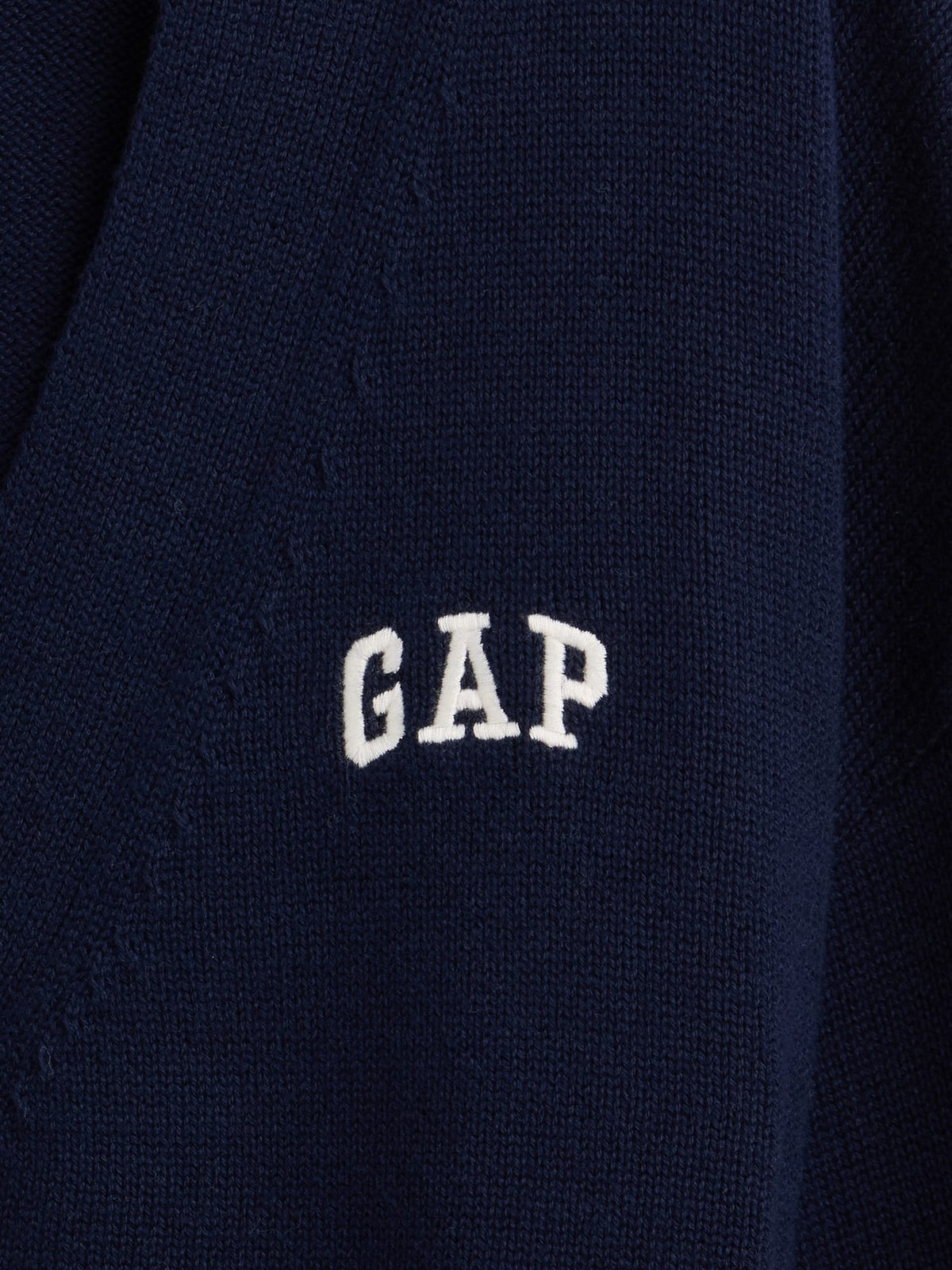 Lacivert 100% Pamuk Oversized Gap Logo Triko Hırka