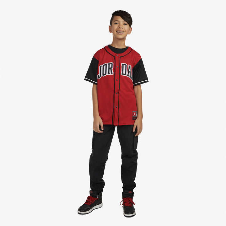 Jordan Baseball Jersey Çocuk Kırmızı T-shirt