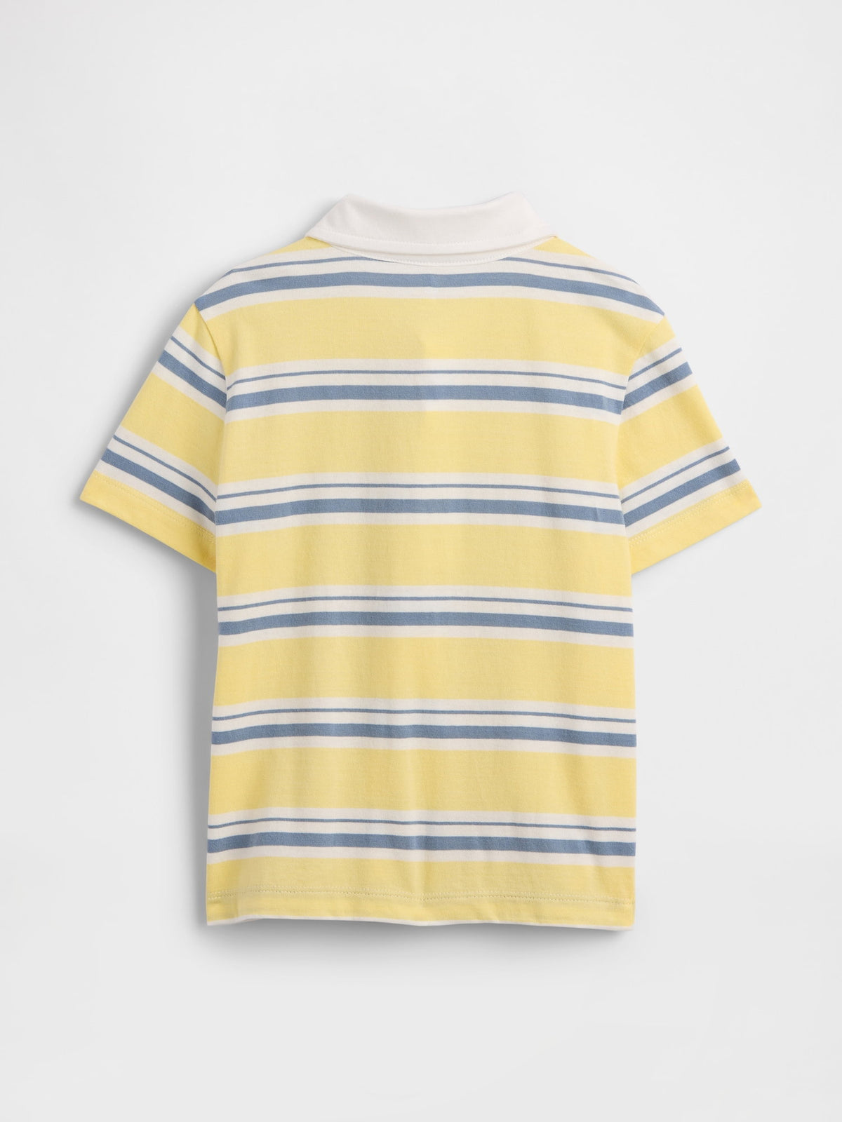Sarı Çizgili Rugby Polo T-shirt