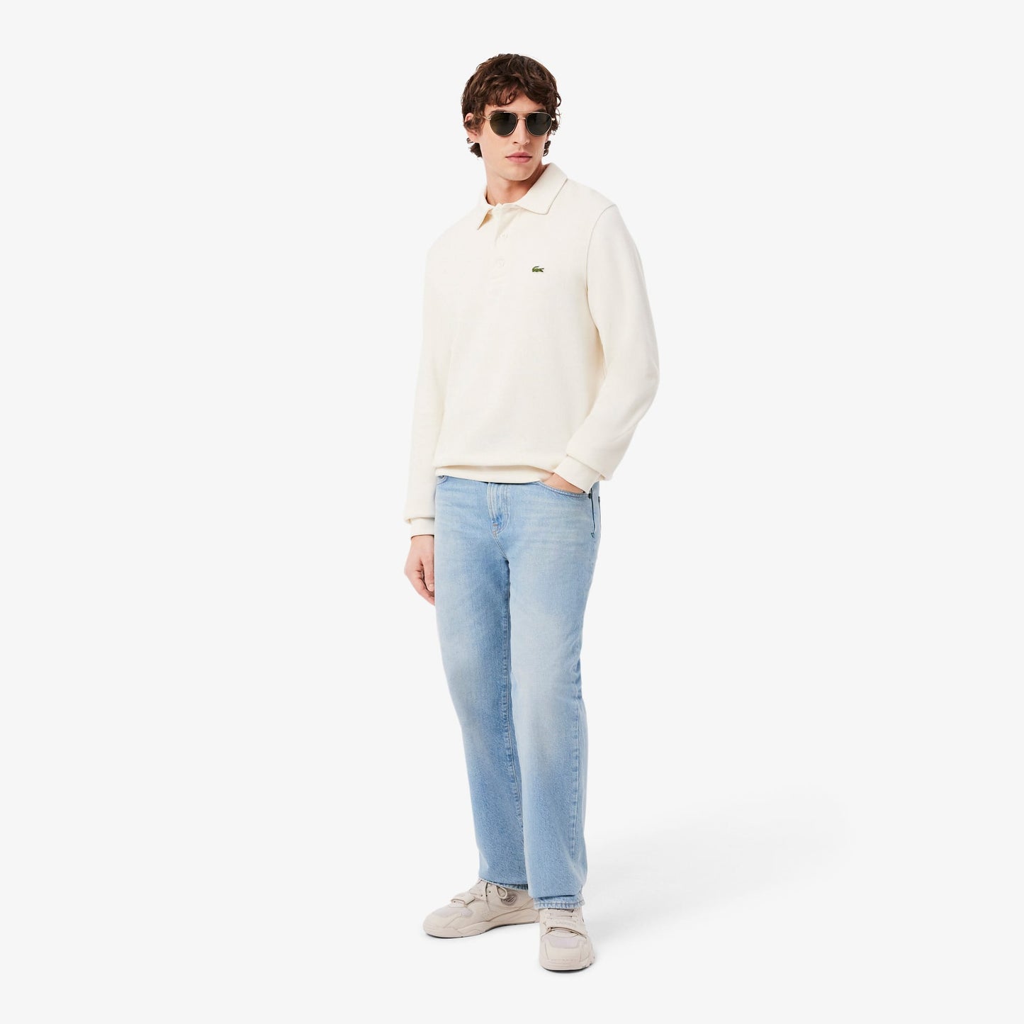 Lacoste Game Trainer Pro Erkek Krem Spor Ayakkabı