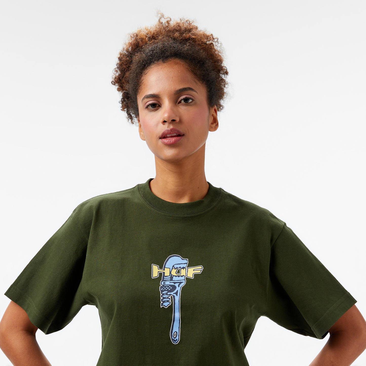 Huf Vise Erkek Yeşil T-shirt