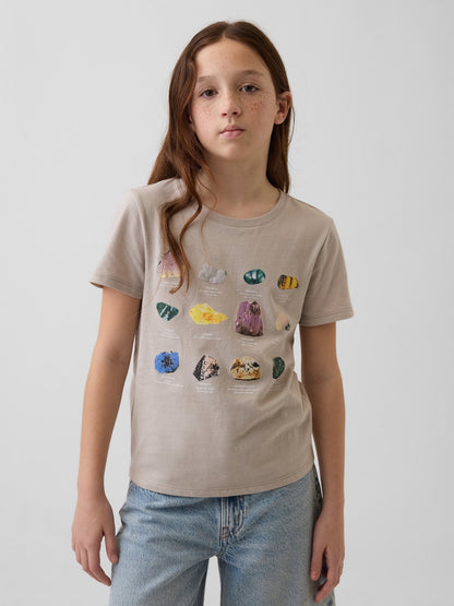 Bej Grafik Baskılı T-shirt