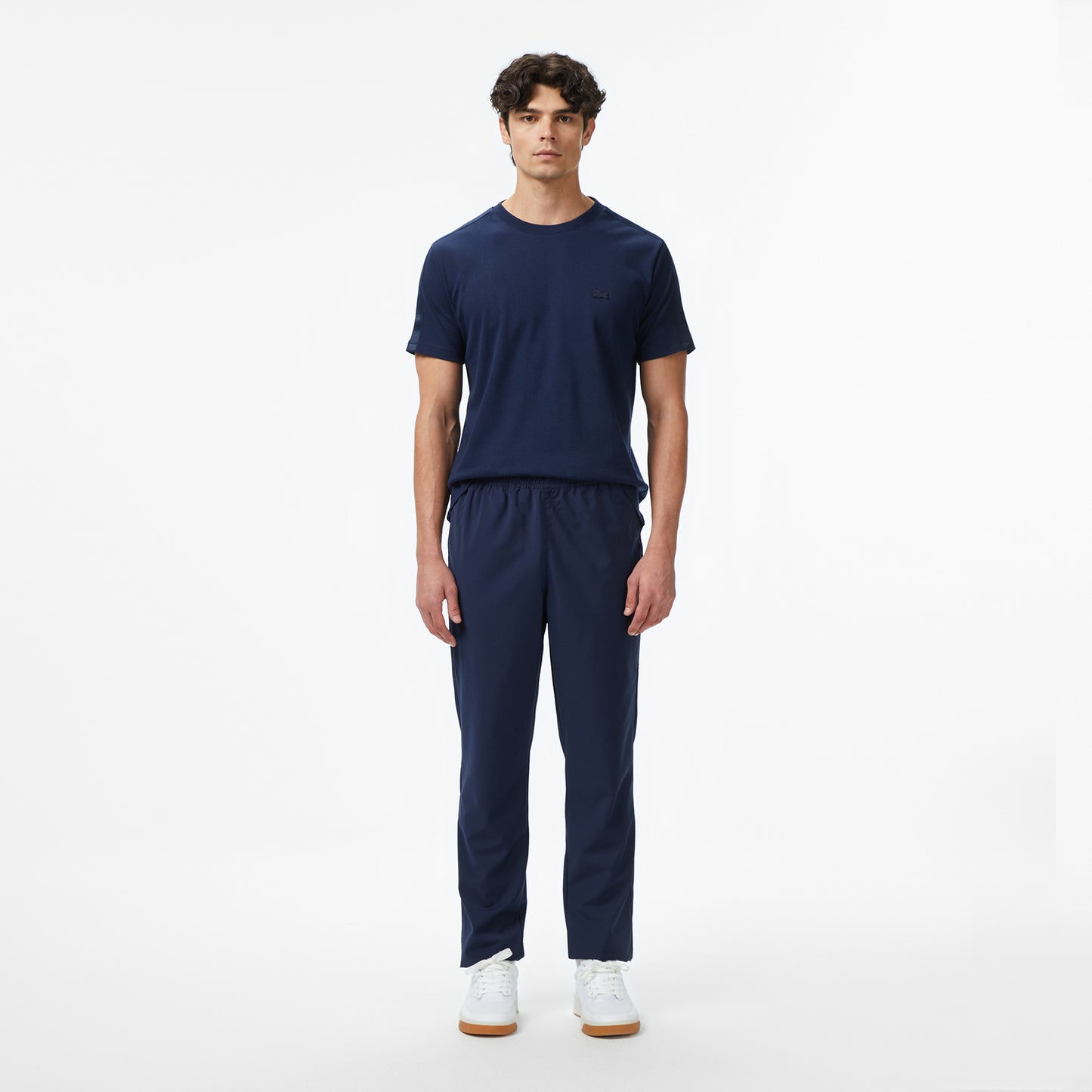Lacoste Erkek Oversize Fit Bisiklet Yaka Lacivert T-shirt