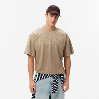 Karl Kani Retro Washed Denim Erkek Kahverengi T-shirt