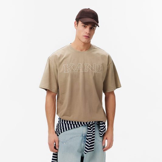 Karl Kani Retro Washed Denim Erkek Kahverengi T-shirt