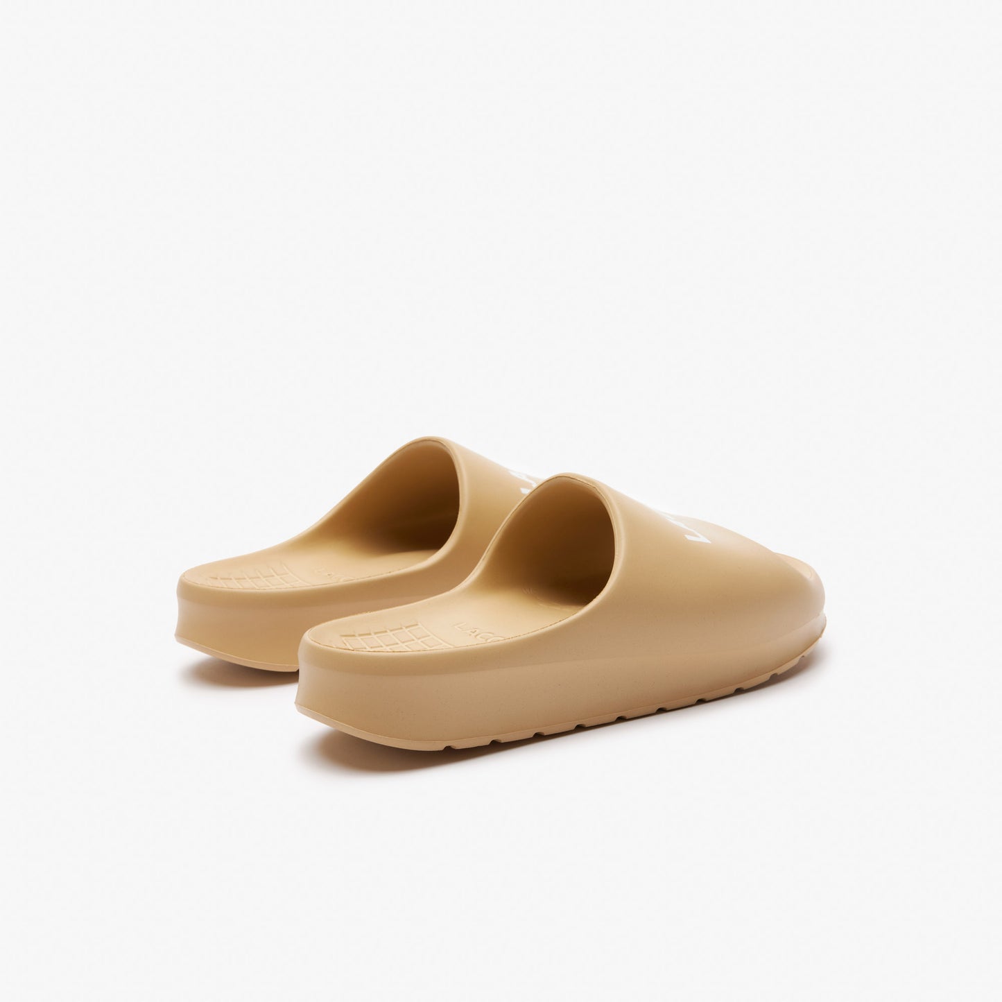 Lacoste Serve Slide 2.0 Kadın Bej Terlik