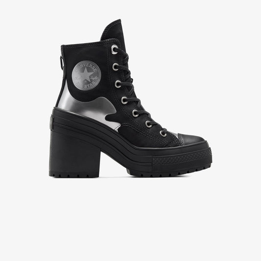 Converse Chuck 70 De Luxe Heel Chrome Kadın Siyah Platform Sneaker