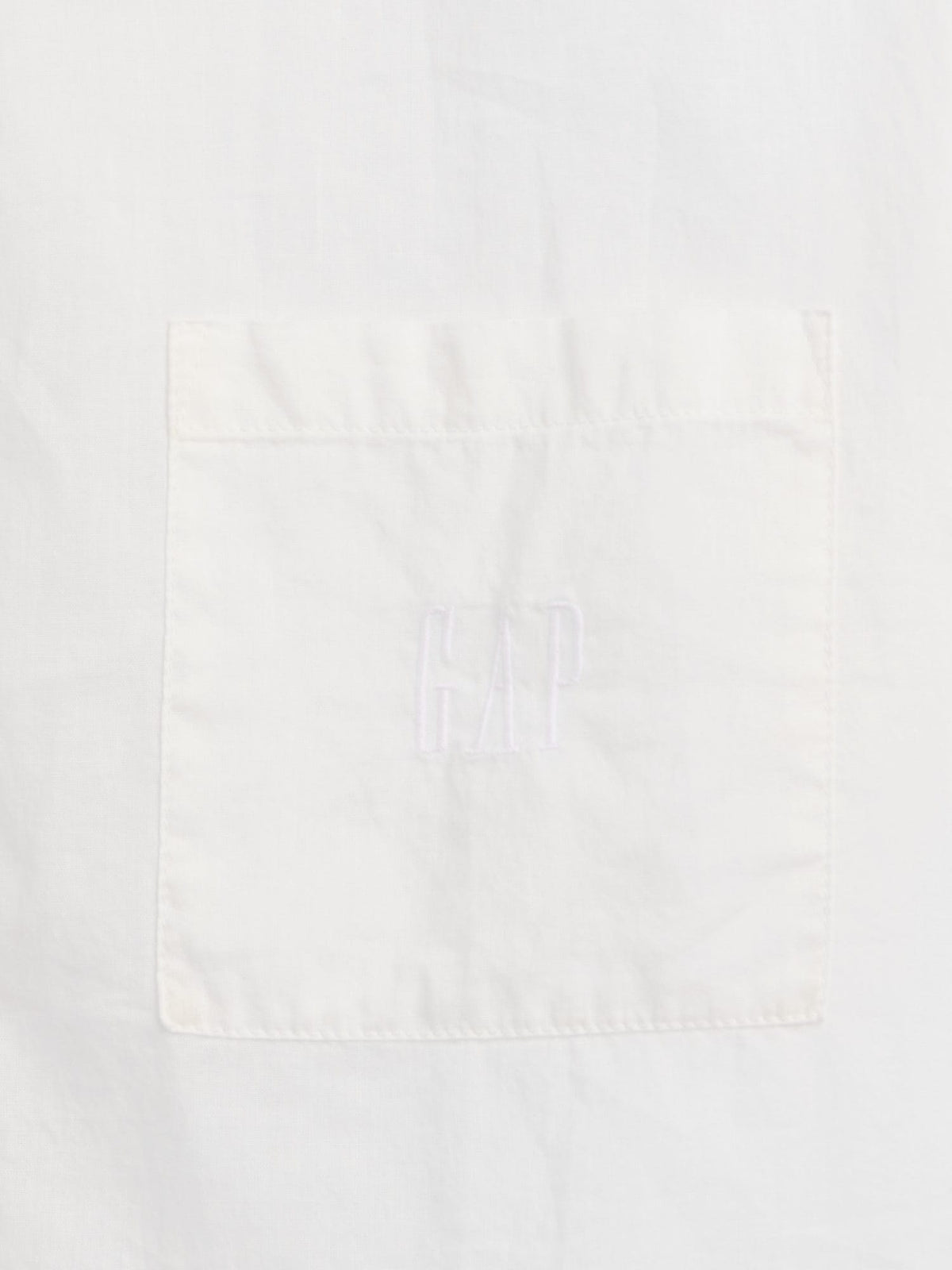 Beyaz Sheer Relaxed Crop Bluz