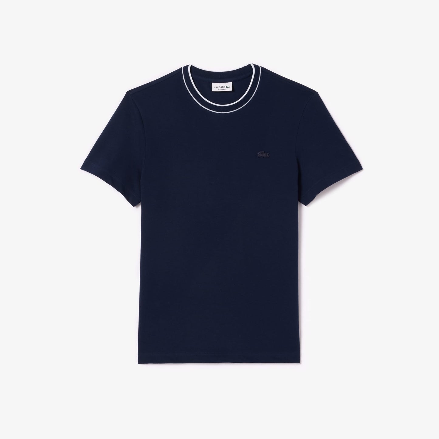 Lacoste Erkek Regular Fit Bisiklet Yaka Lacivert T-shirt