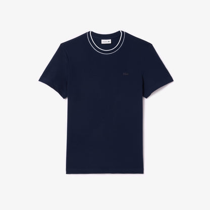 Lacoste Erkek Regular Fit Bisiklet Yaka Lacivert T-shirt