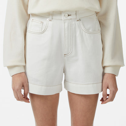 Lacoste Slim Fit Kadın Krem Şort