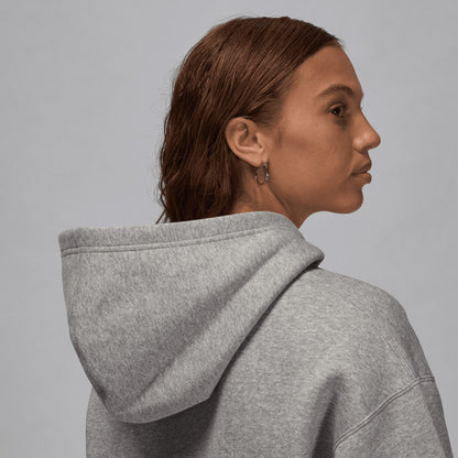 Jordan Brooklyn Fleece Pullover Kadın Gri Hoodie