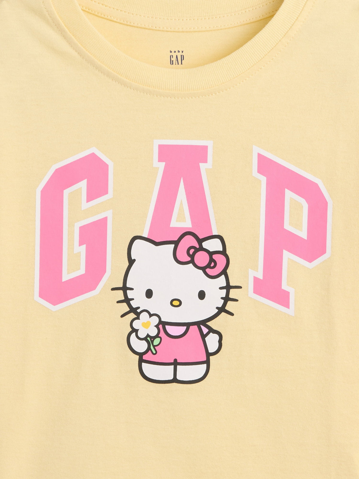 Sarı Grafik Baskılı T-shirt