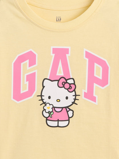 Sarı Grafik Baskılı T-shirt