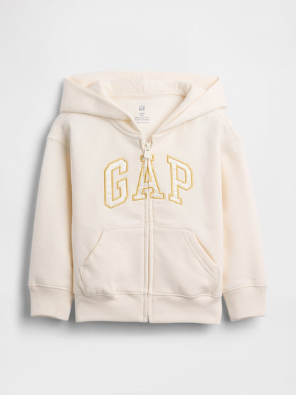 Krem Vintagesoft Logo Fermuarlı Sweatshirt