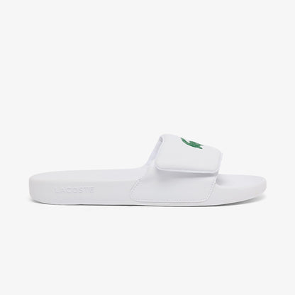 Lacoste Serve Slide Strap Erkek Beyaz Terlik