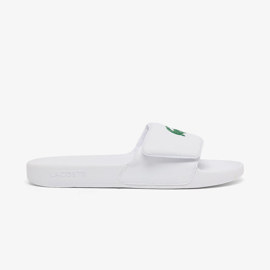 Lacoste Serve Slide Strap Erkek Beyaz Terlik