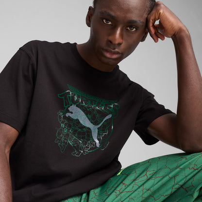 Puma X Tmnt Relaxed Graphic Erkek Siyah T-shirt