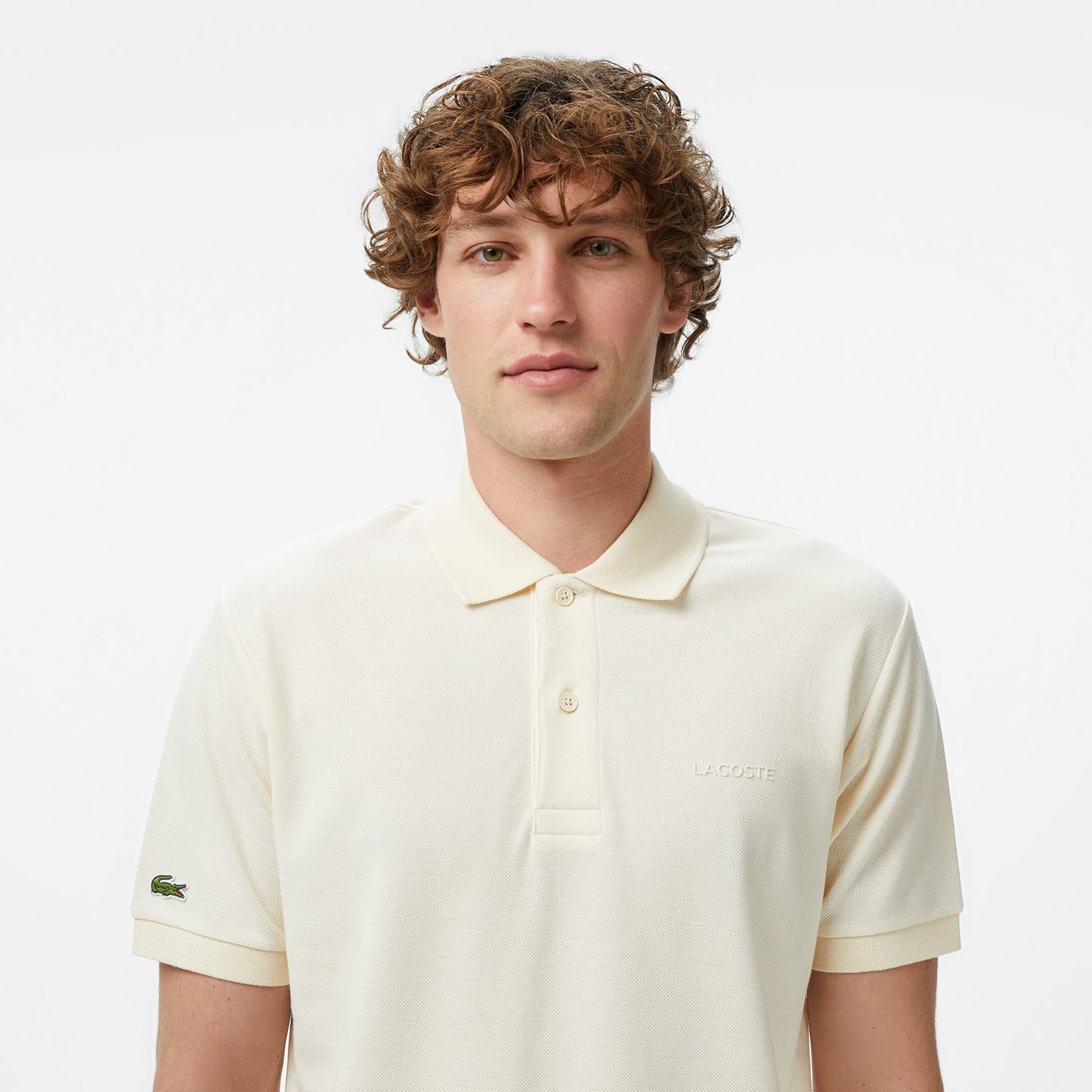 Lacoste Erkek Relaxed Fit Bej Polo