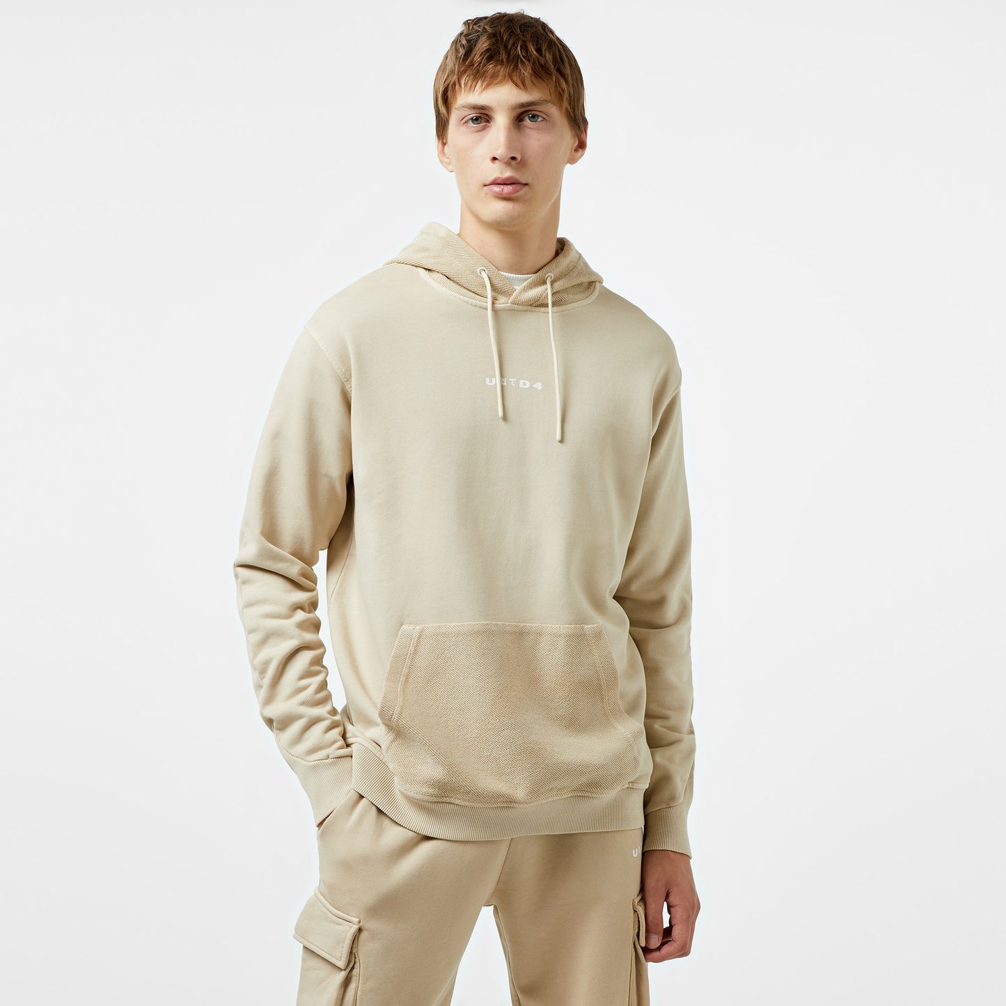 United4 Classic Erkek Krem Sweatshirt