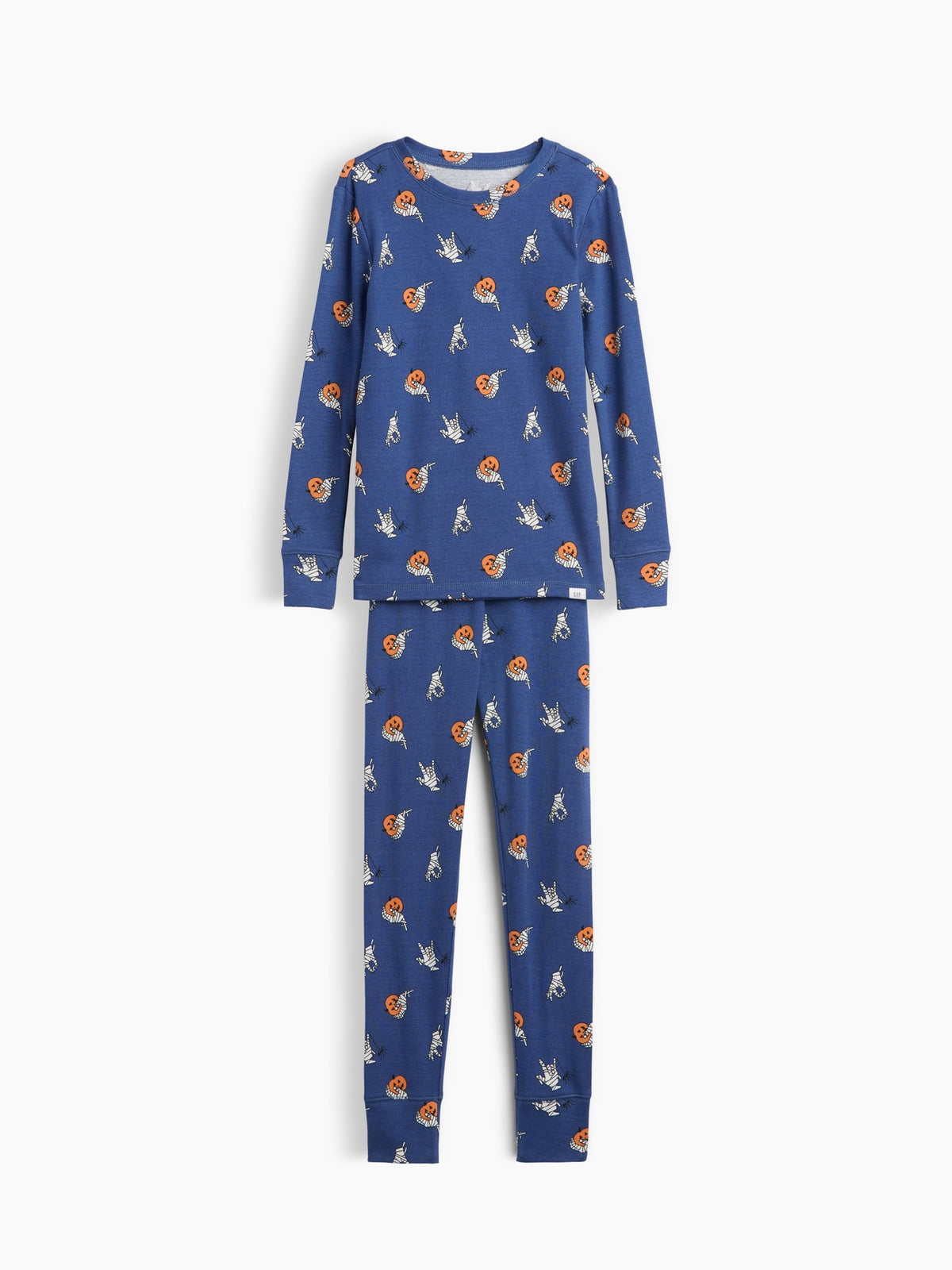 Gri Organik Brushed Pamuk Pijama Takımı