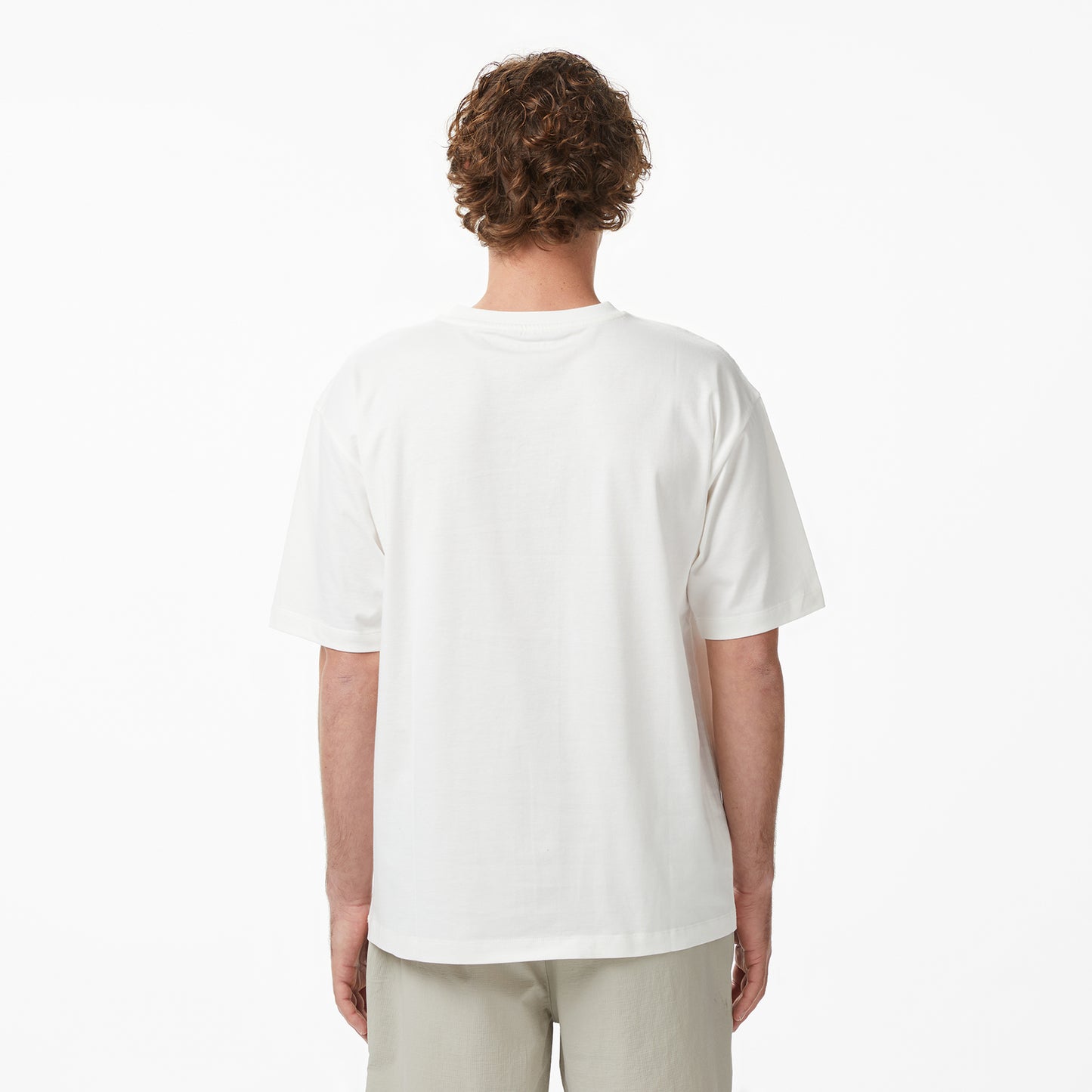 United4 Regular Fit Erkek Bej T-shirt