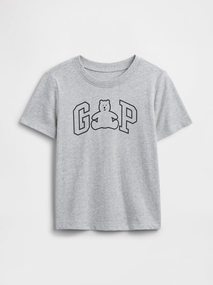 Açık Gri Babygap Logo T-shirt