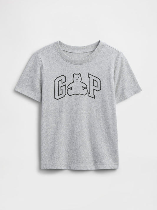 Açık Gri Babygap Logo T-shirt